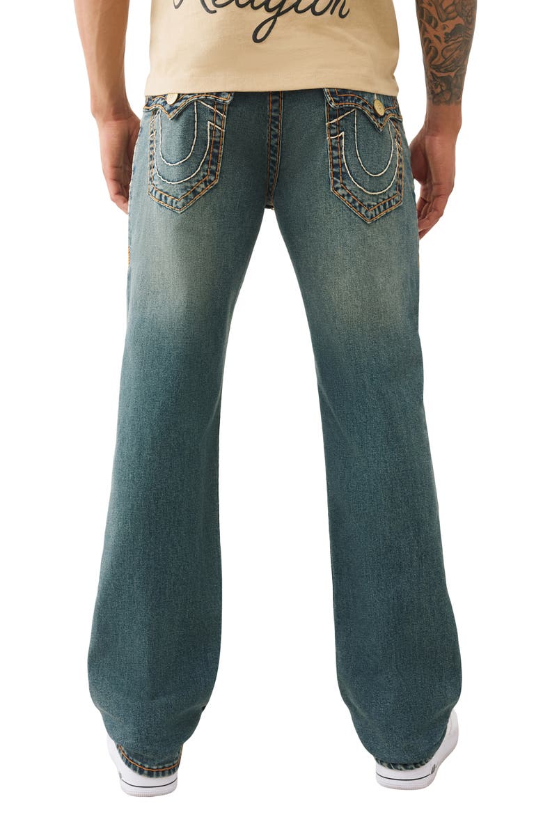 Ricky Super T Flap Straight Jeans, Alternate, color, SEPIA DAWN MEDIUM WASH
