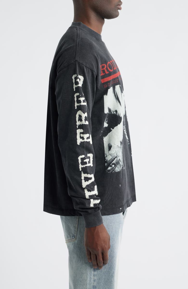 Rolling Loud Rage Graphic Long Sleeve T-Shirt, Alternate, color, Washed Black