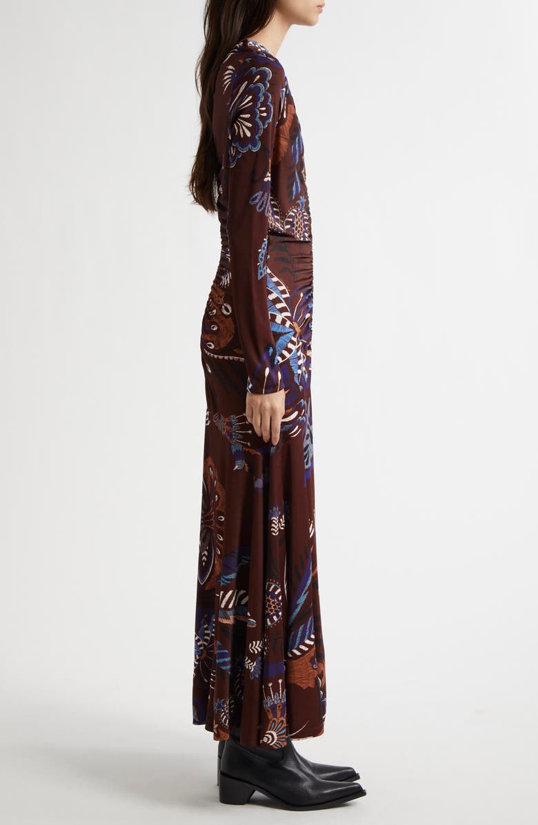 FARM Rio Delicate Garden Long Sleeve Maxi Dress, Alternate, color, 