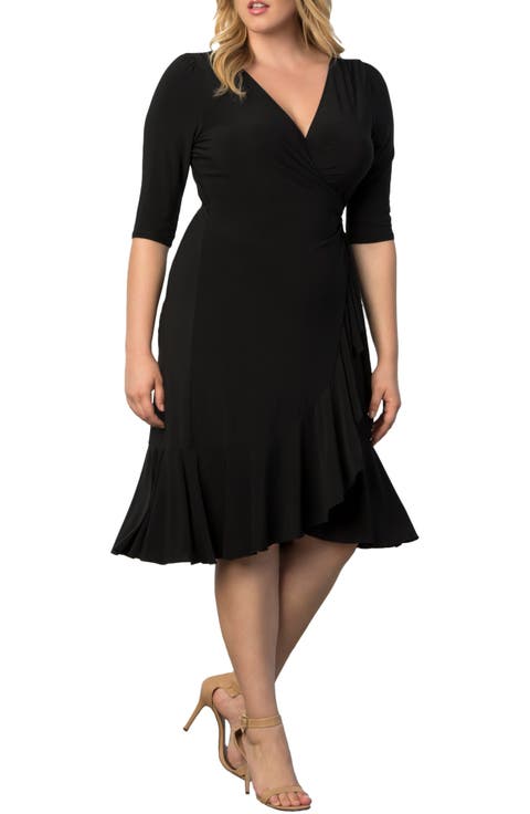 Whimsy Wrap Dress (Plus Size)