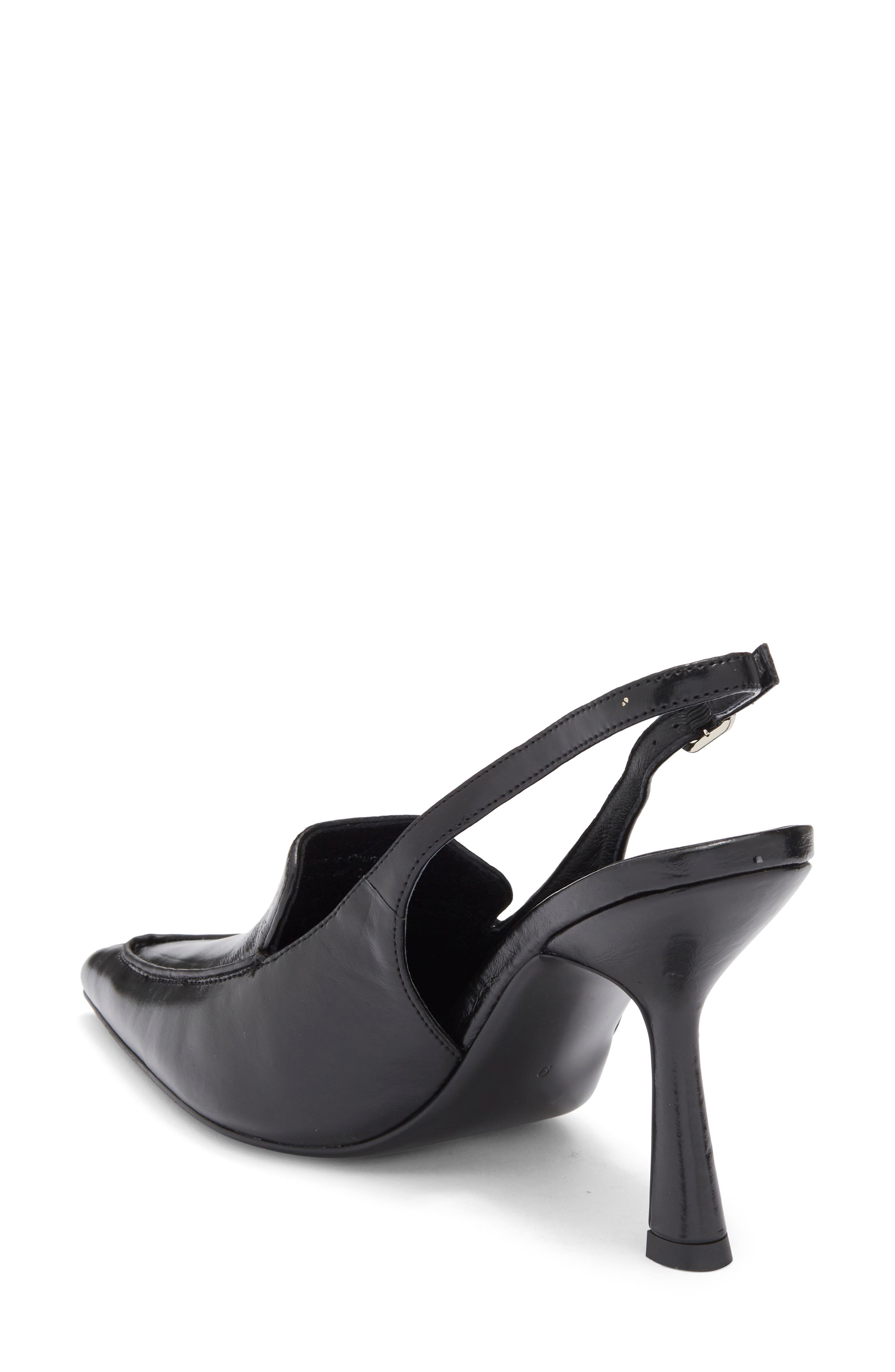 Jeffrey Campbell Acclaimed Pointed Toe Pump, Alternate, color, Black Crinkle