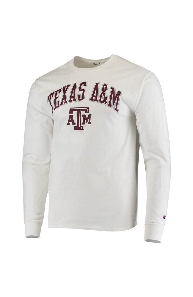 Champion Men's Champion White Texas A&M Aggies Campus Classic Long Sleeve T-Shirt, Alternate, color, 