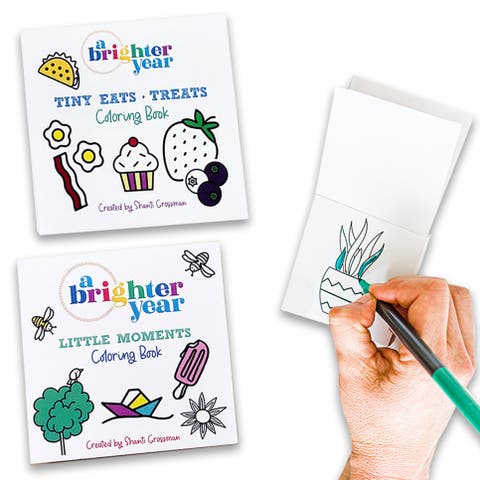Mini Adult Coloring Books