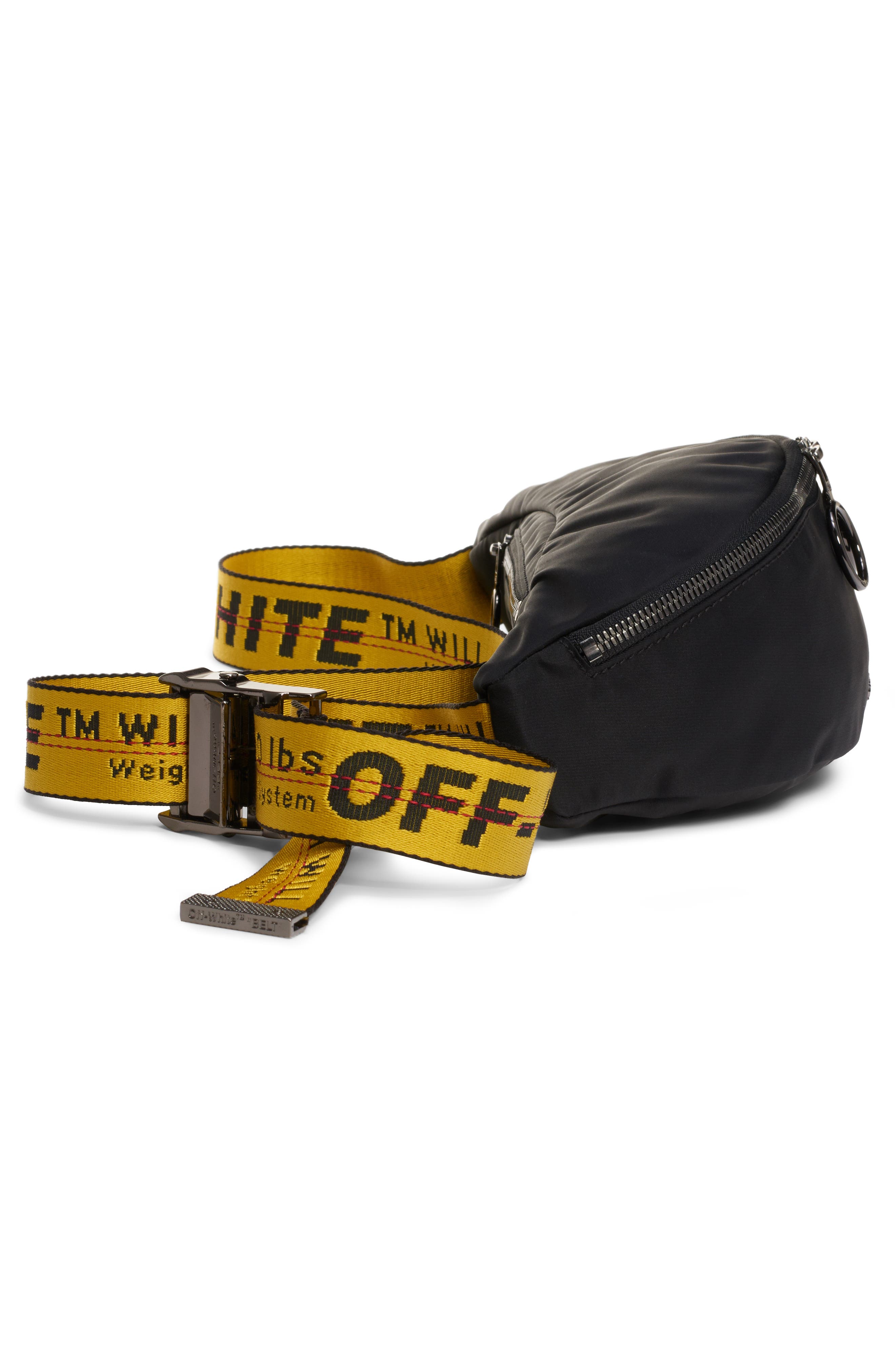 Off-White Belt Bag, Alternate, color, 