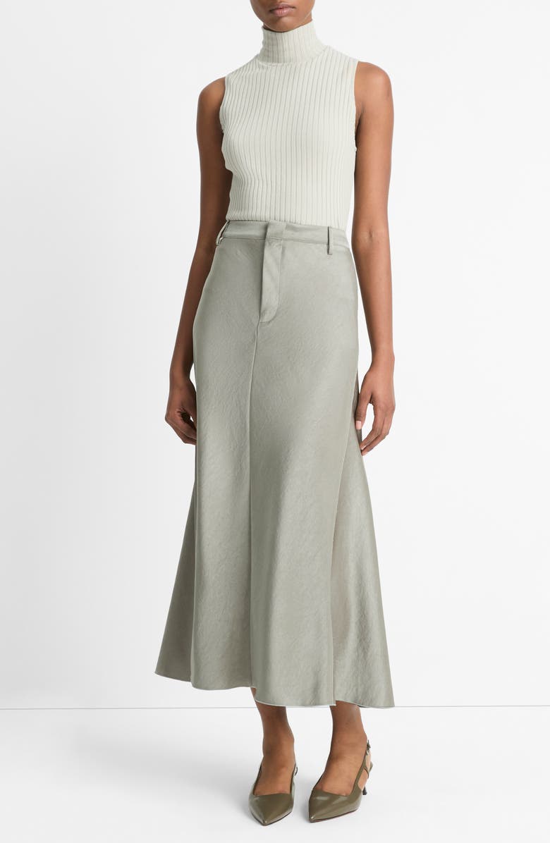 Vince Sleeveless Rib Top, Alternate, color, Pale Dove