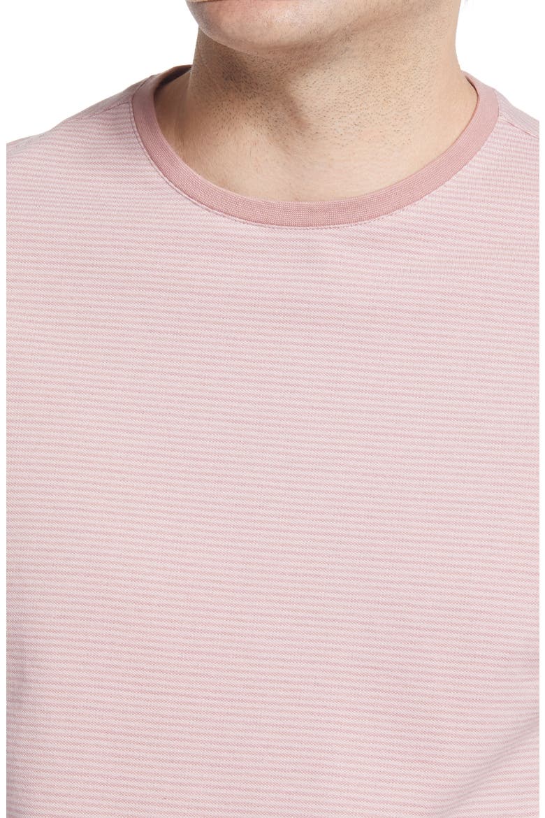 Men's Bancroft Pinstripe T-Shirt, Alternate, color, CORAL