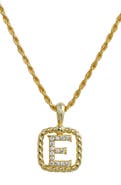 SAVVY CIE JEWELS Initial Pendant Necklace