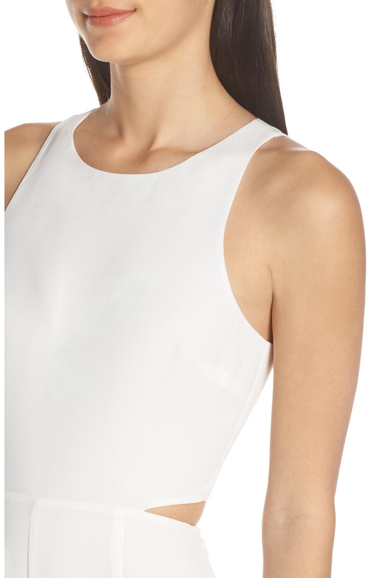 Rooftop Chiffon Tulip Leg Jumpsuit, Alternate, color, WHITE