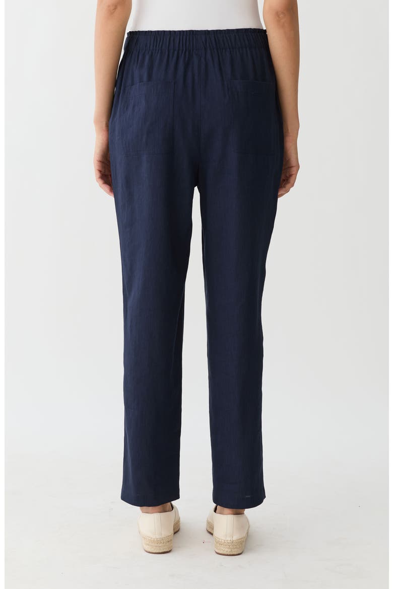 Jones Linen Blend Straight Leg Pants, Alternate, color, INK