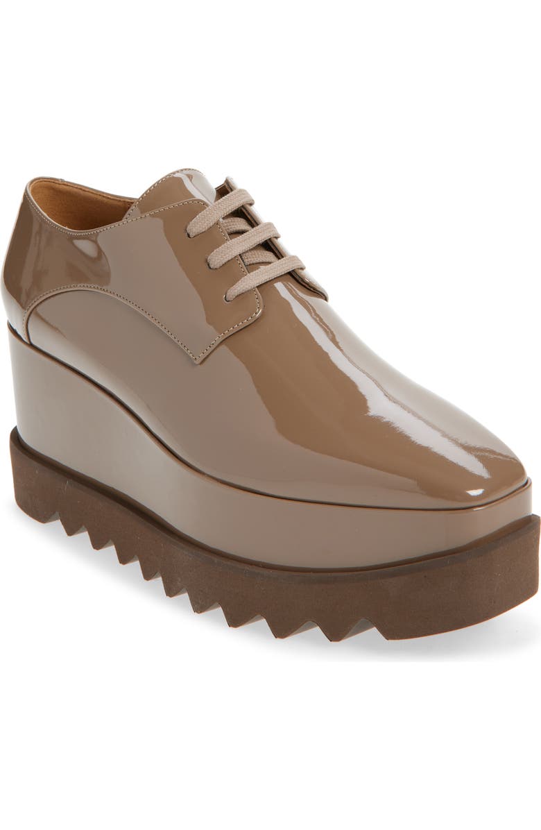 Stella McCartney Sneakelyse Platform Sneaker, Main, color, Caffelatte