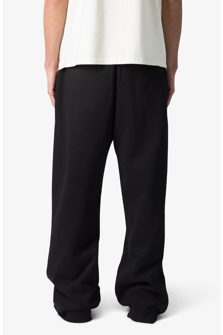 Ultra Baggy Washed Cotton Blend Sweatpants, Alternate, color, BLACK