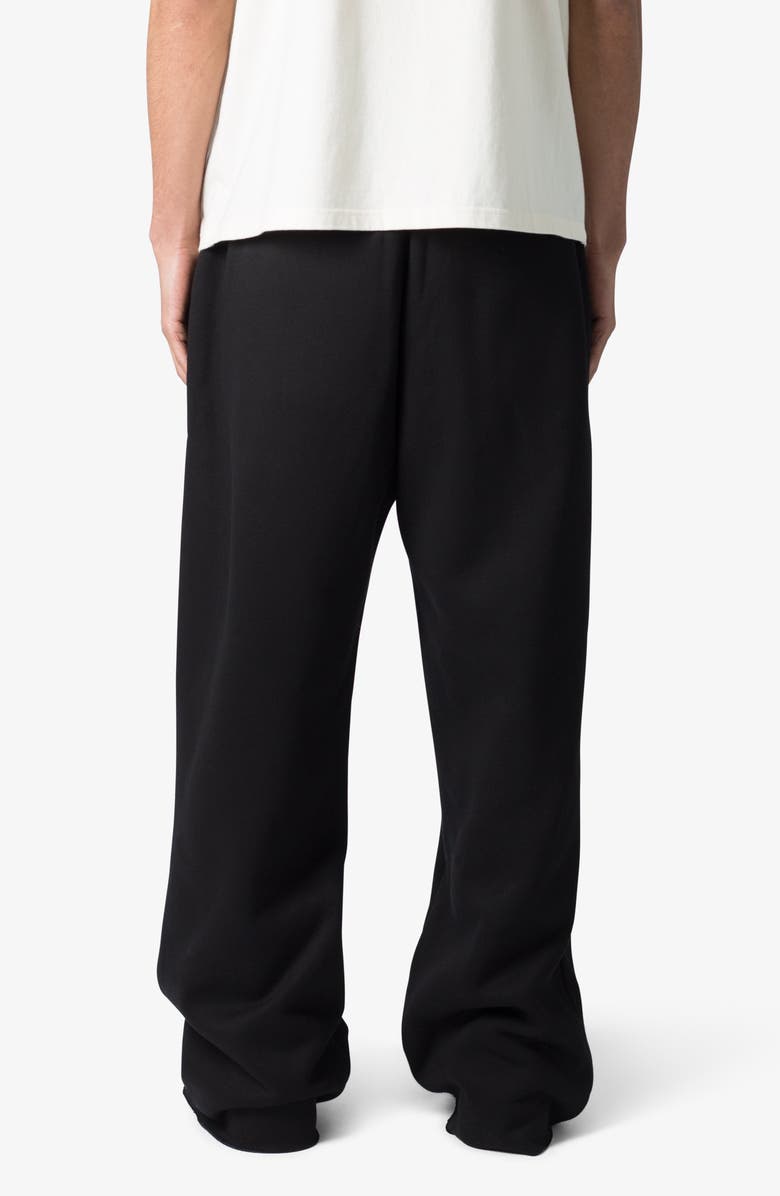 mnml Ultra Baggy Washed Cotton Blend Sweatpants, Alternate, color, Black