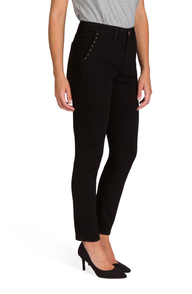 JEN7 by 7 For All Mankind Stud Pocket Ankle Skinny Jeans, Alternate, color, 
