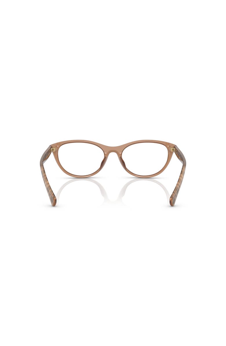 RALPH 53mm Oval optical glasses, Alternate, color, Brown