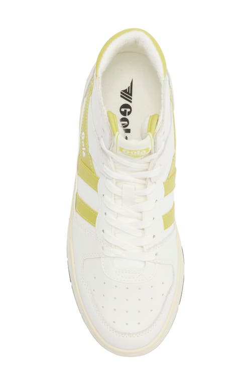 Gola Allcourt High Top Sneaker In White