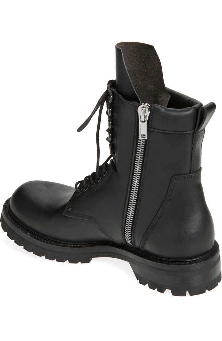 Rick Owens Army Lace-Up Boot, Alternate, color, Black