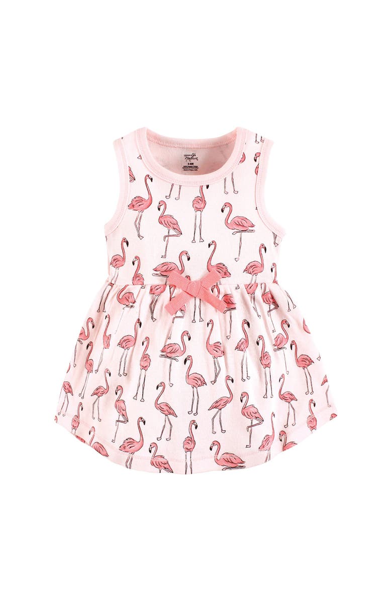 Touched by Nature 2Pk Organic Sleeveless Dresses, Alternate, color, Pink Flamingo