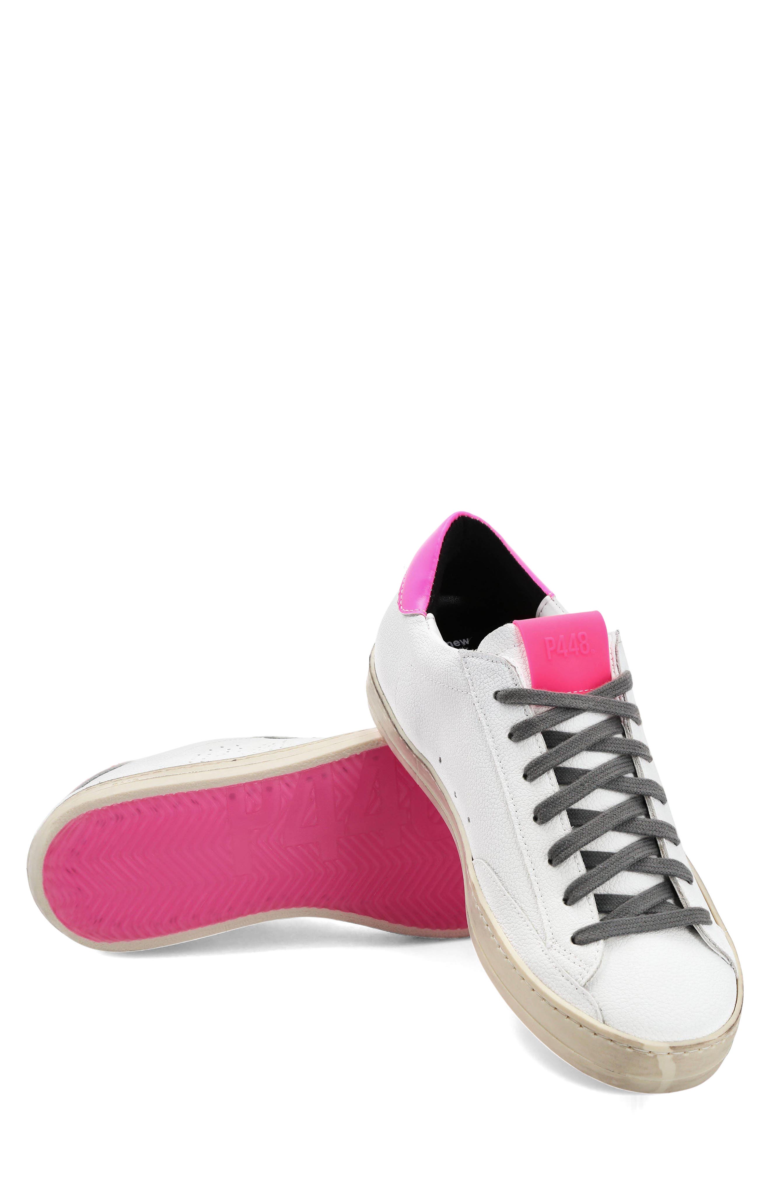 John Low Top Sneaker, Alternate, color, WHITER/F