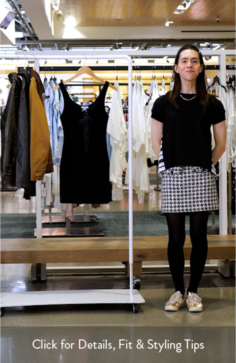 Velour Bow Neck Tank Dress, sales video thumbnail