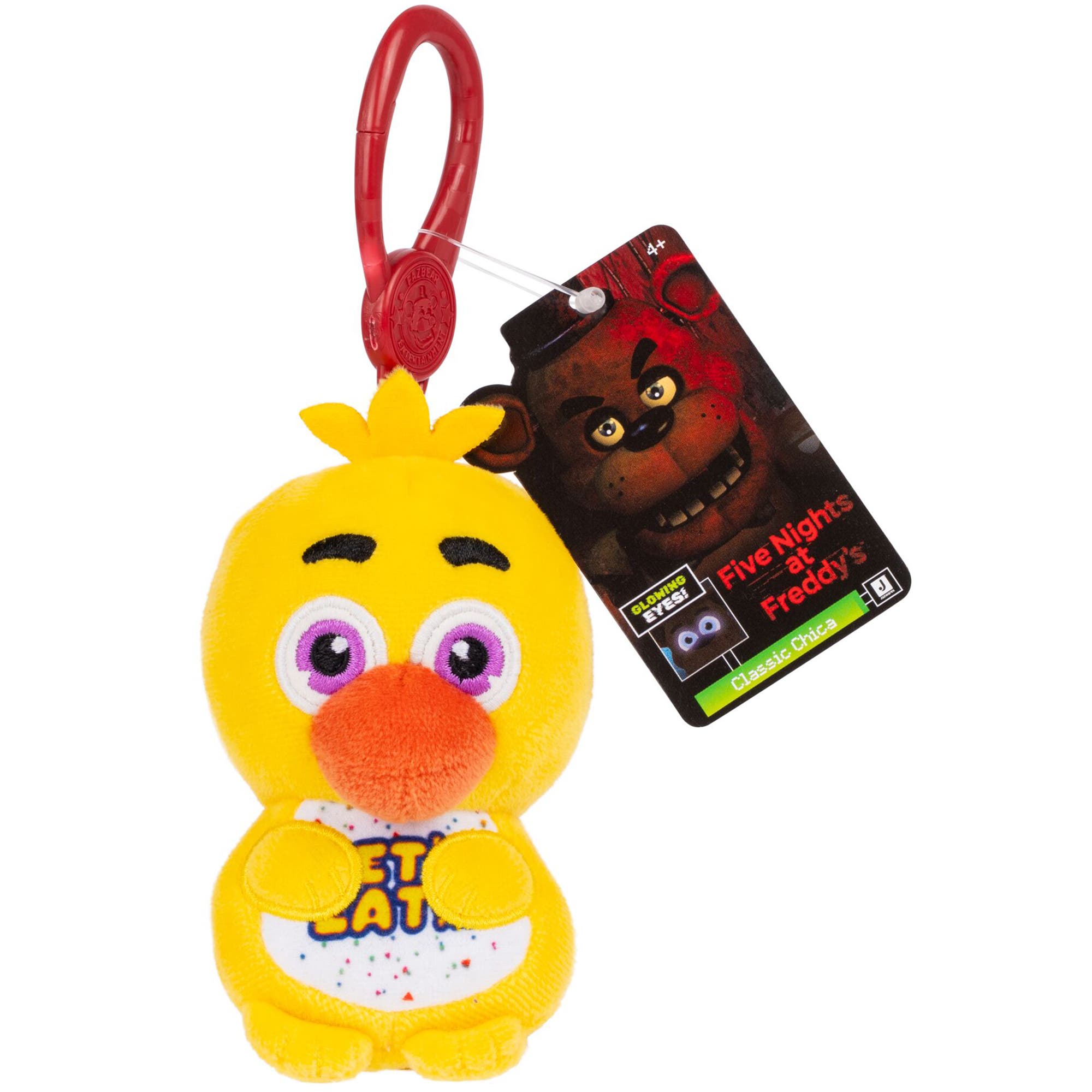 Five Nights At Freddy's Classic Chica Keychain, Main, color, Multicolored