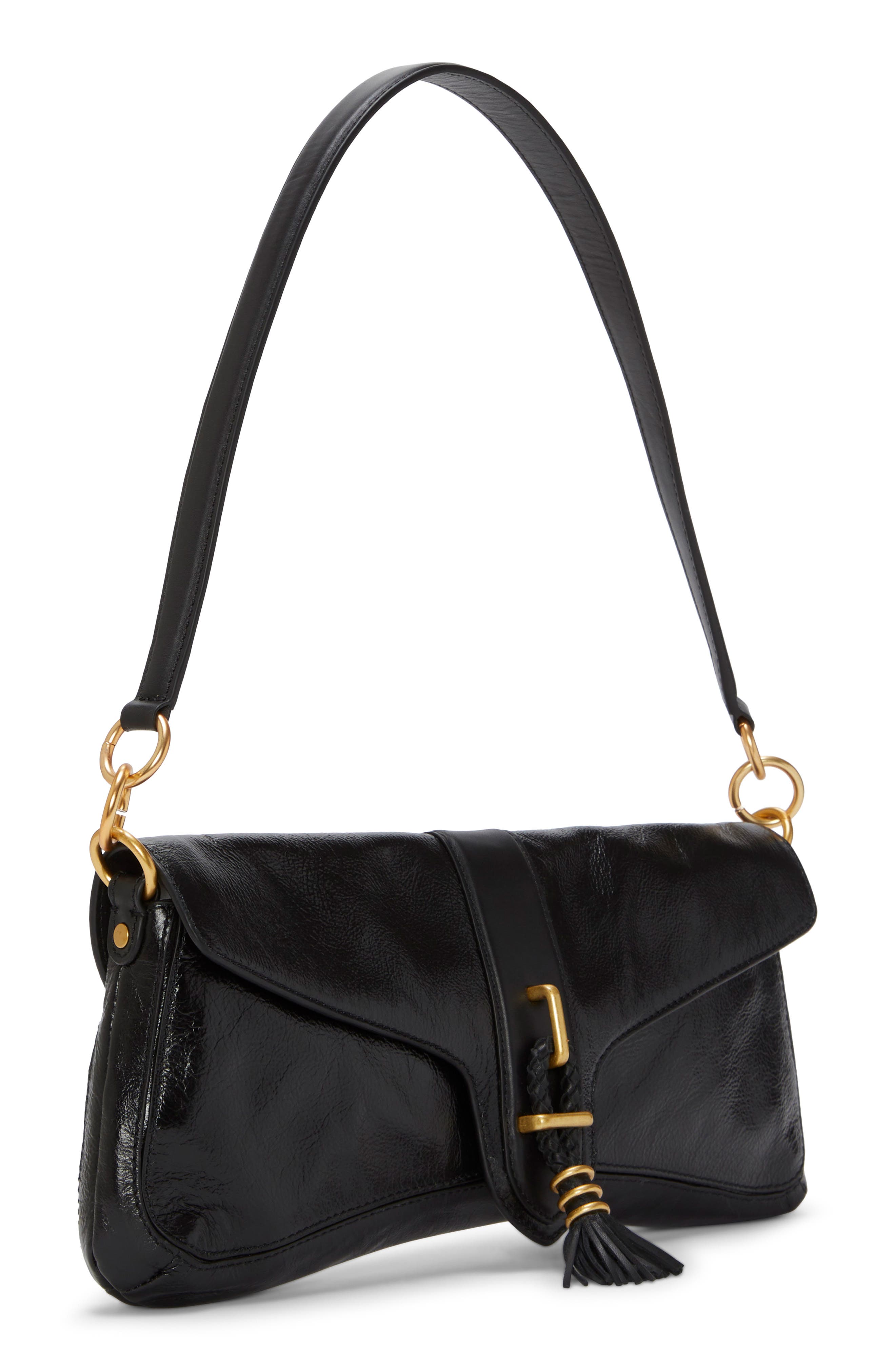 Vince Camuto Maecy Leather Shoulder Bag, Alternate, color, 