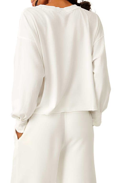 Free People Cotton Inspire Layer Top In White