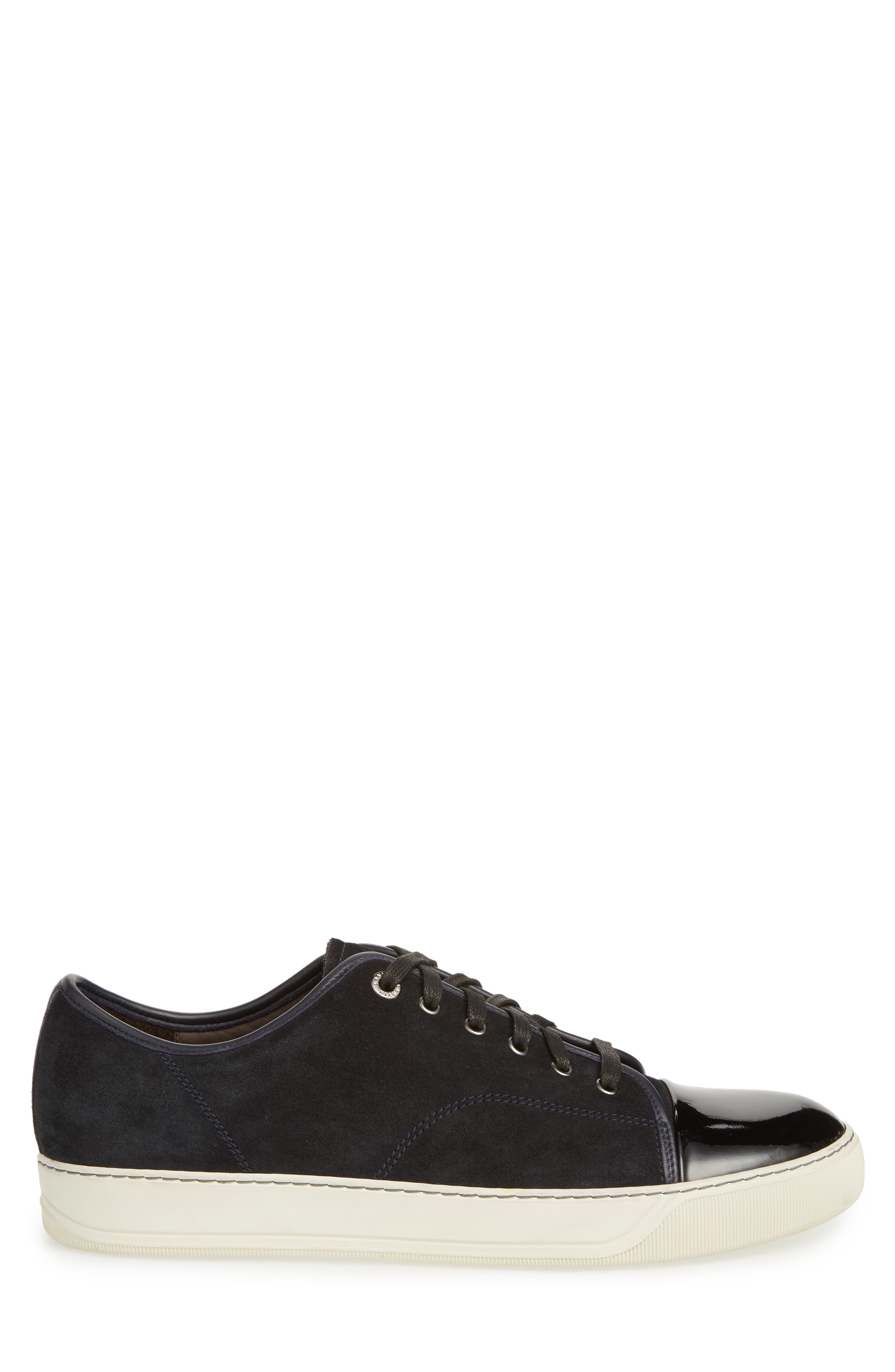 Dbb1 Suede And Patent Leather Sneakers, Alternate, color, 24 DARK BLUE