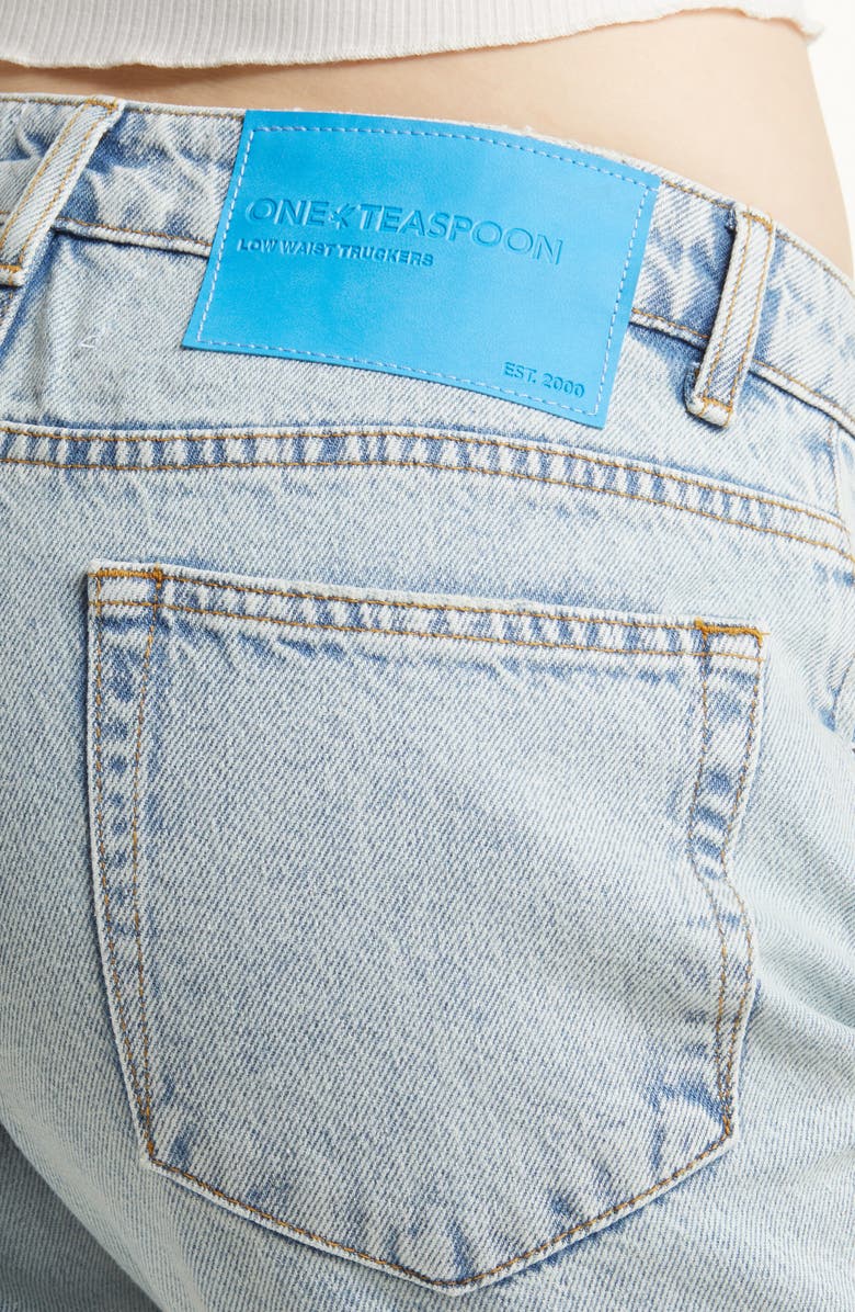 One Teaspoon Kansas Acid Trucker Low Rise Jeans, Alternate, color, 