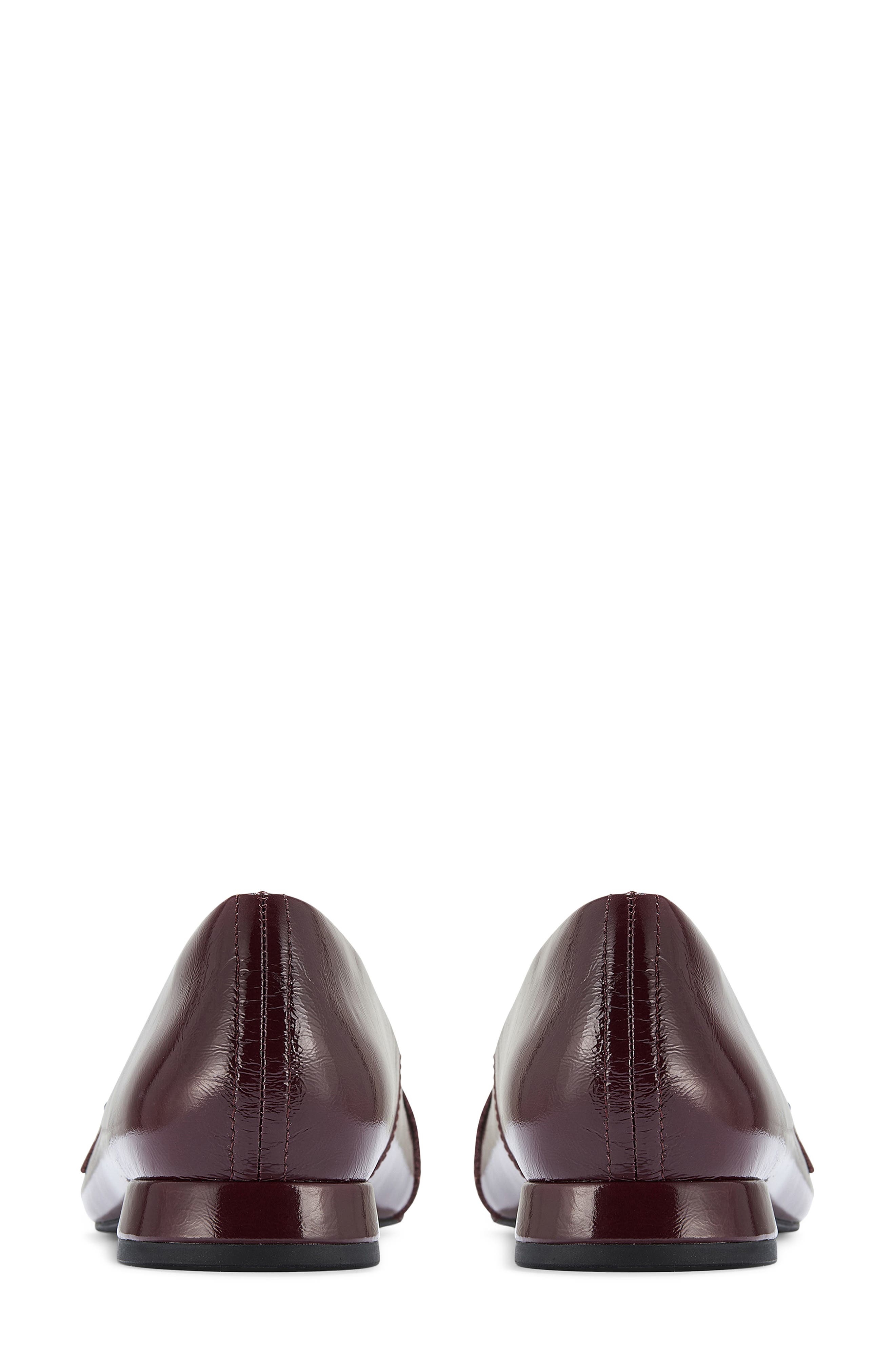 Sensa Triple Strap Flat, Alternate, color, BURGUNDY PATENT
