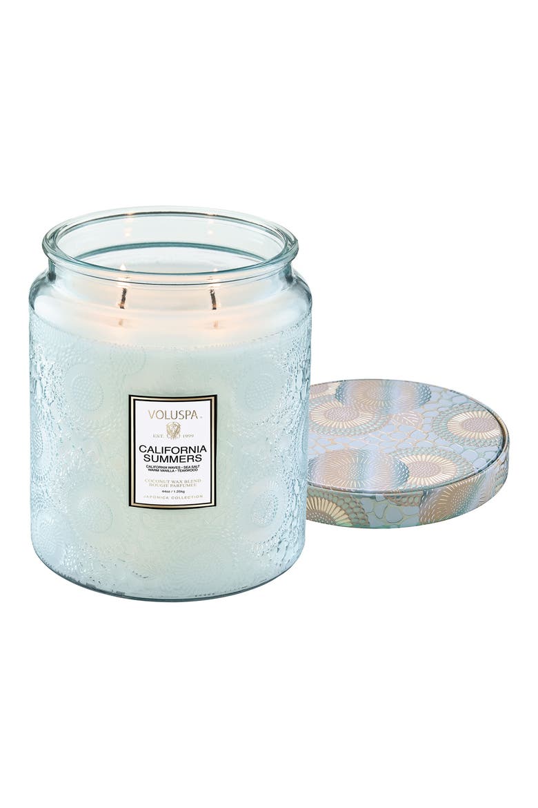 California Summers Luxe Jar Candle (Nordstrom Exclusive), Alternate, color, LIGHT BLUE