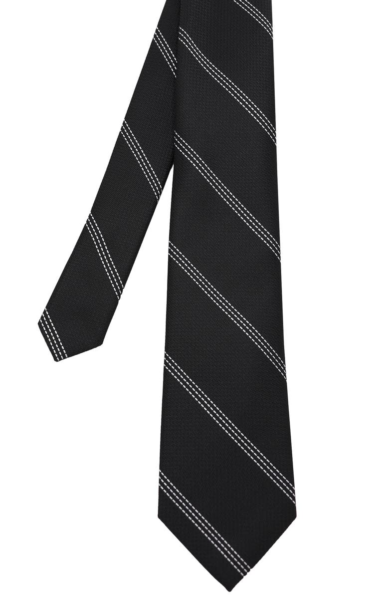 DKNY Stitch Stripe Tie, Alternate, color, 