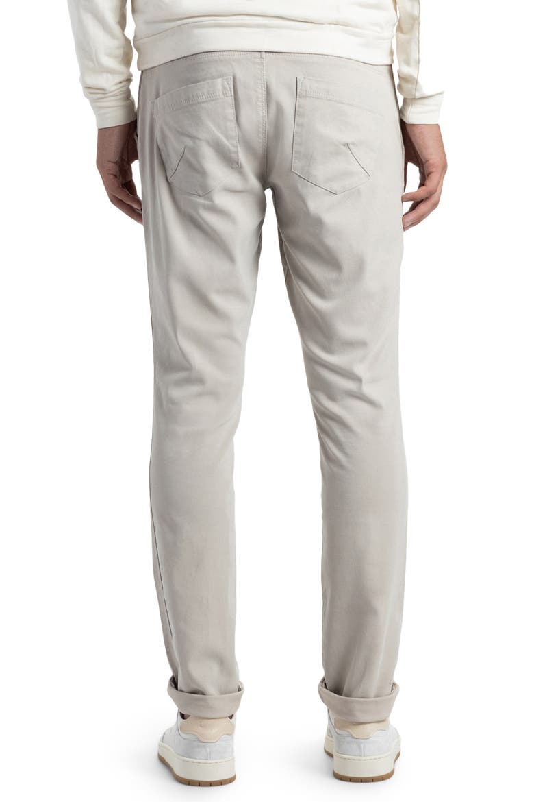 Soft Hybrid Slim Fit Five-Pocket Stretch Canvas Pants, Alternate, color, DRIZZLE