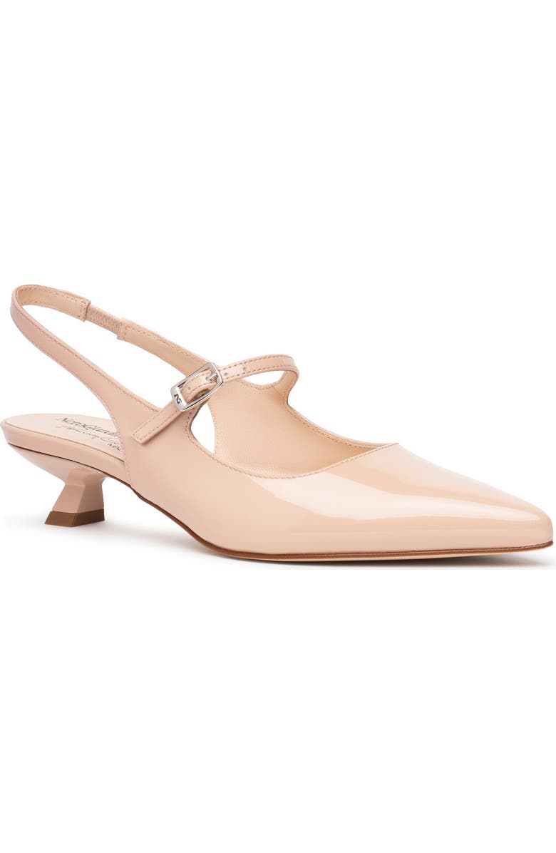 NeroGiardini Pointed Toe Slingback Pump, Main, color, Natural