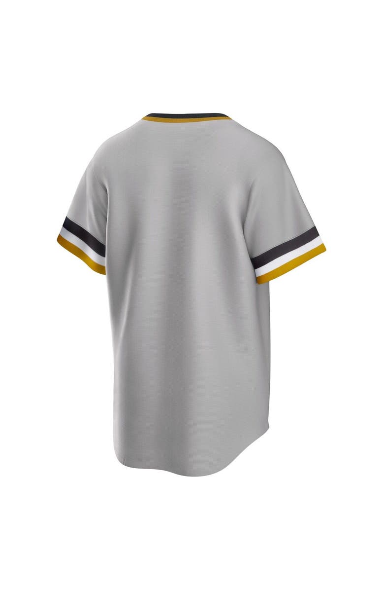 Nike Men's Nike Gray Pittsburgh Pirates Road Cooperstown Collection Team Jersey, Alternate, color, 
