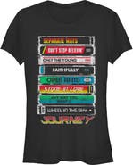 JOURNEY Junior's Journey Tape Deck Hits  Graphic T-Shirt