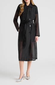 NVLT Sheer Trench Coat