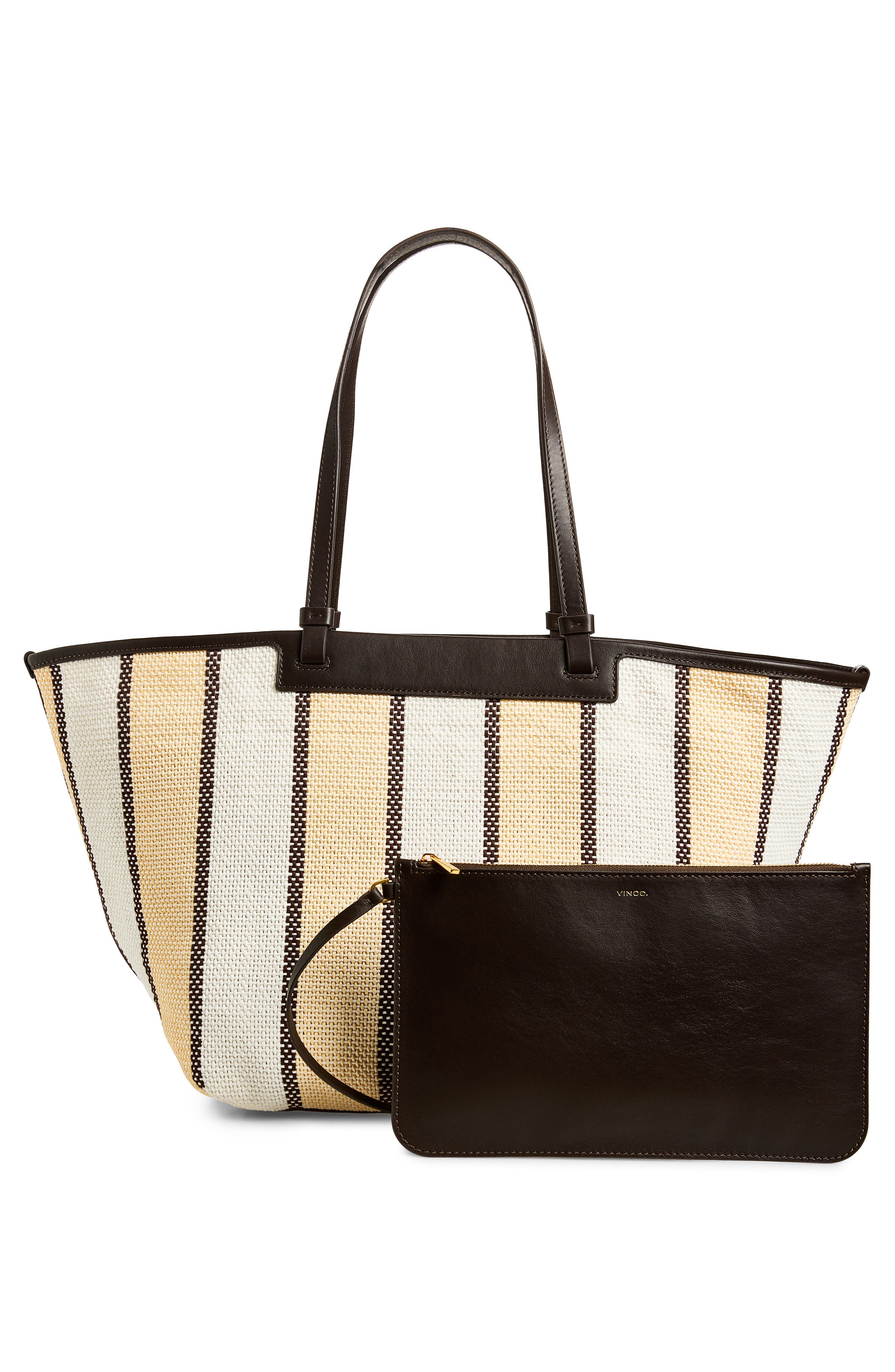 Vince Large Marin Mesh Tote, Alternate, color, Natural Multi