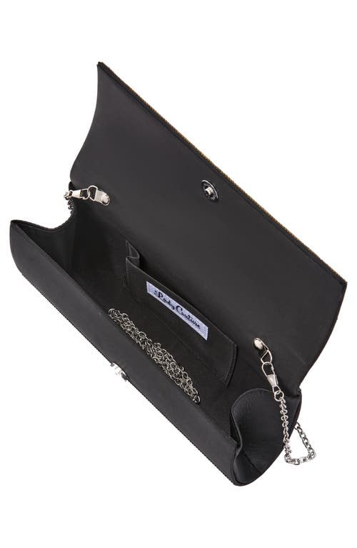 Lady Couture Radiant Rhinestone Clutch In Black