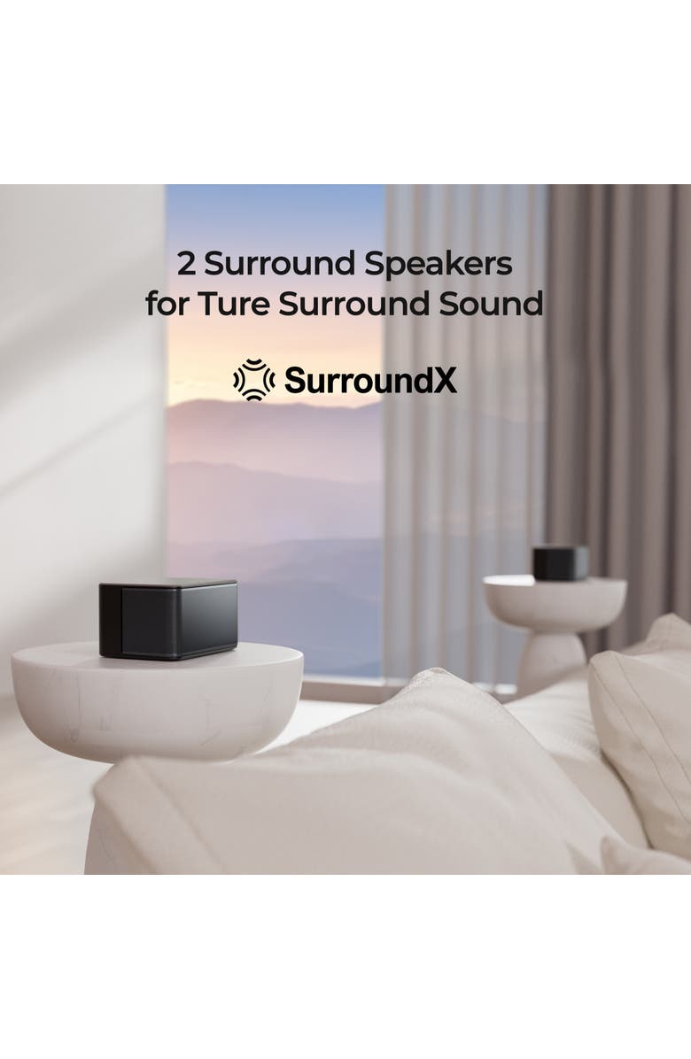 Ultimea Poseidon M4T 5.1 Dolby Atmos Sound Bar, Alternate, color, Black