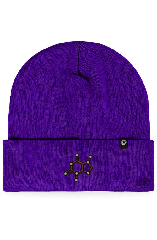 Dalix Molecule Beanie In Purple