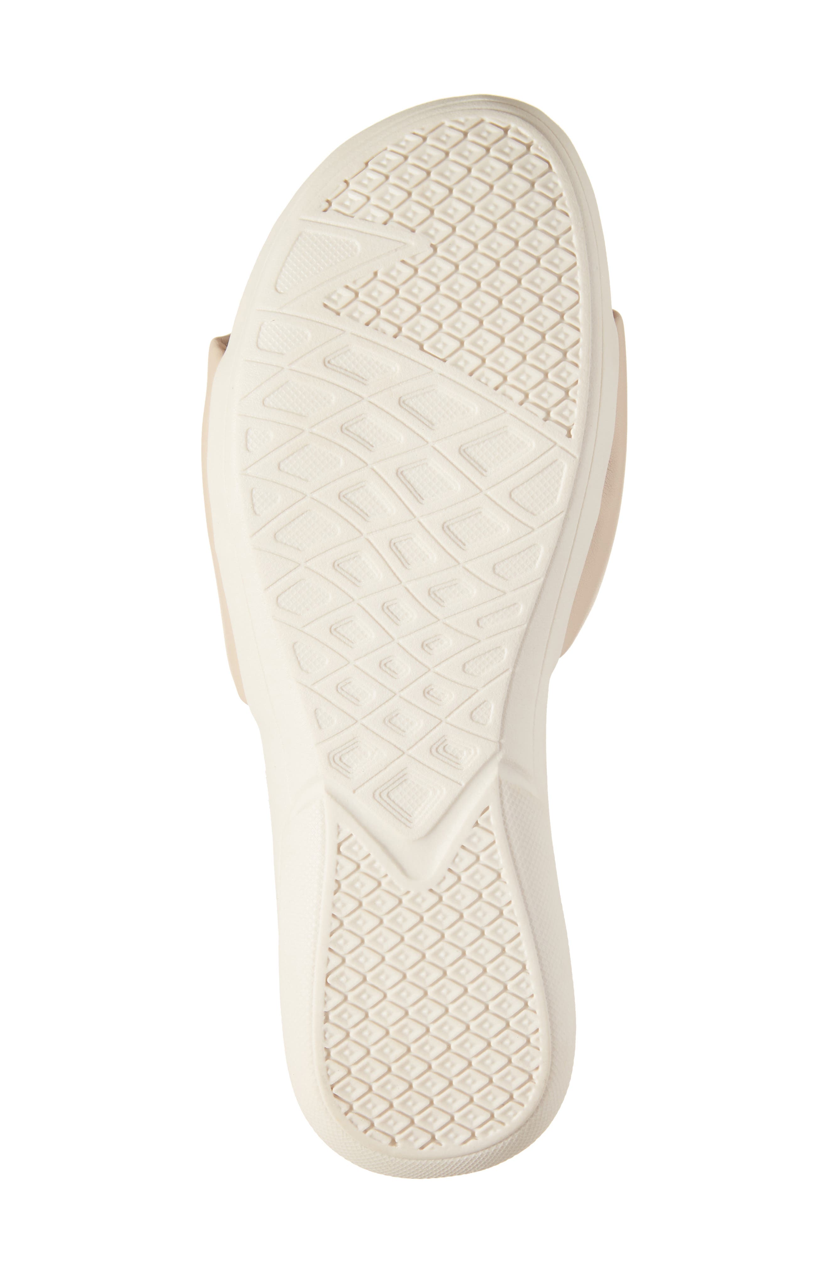 Taryn Rose Pleated Slide Sandal, Alternate, color, Sand