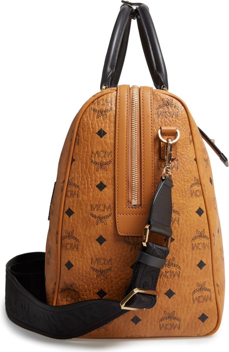 MCM Traveler Visetos Duffle Bag, Alternate, color,