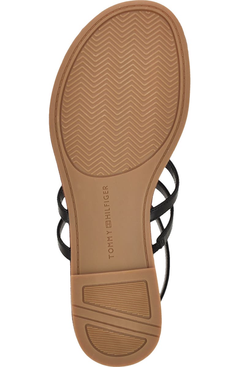 Tommy Hilfiger Lincoe T-Strap Sandal, Alternate, color, Black/ Black/ Black