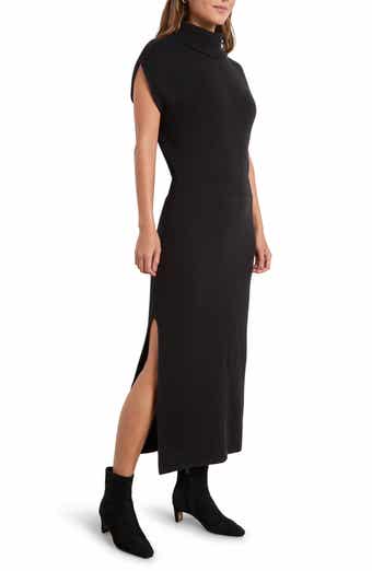 Splendid Madeline Rib Turtleneck Maxi Sweater Dress