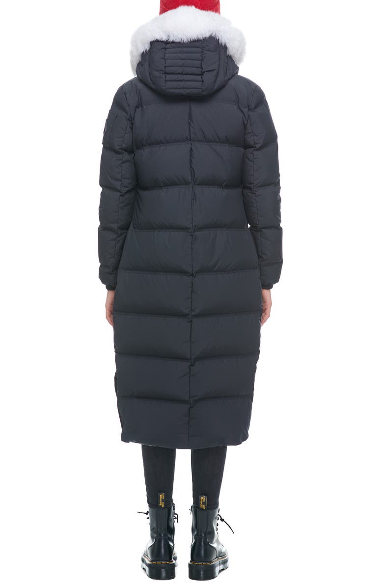 Moose Knuckles Fox Valley Genuine Fox Fur Trim Down Coat, Alternate, color, 