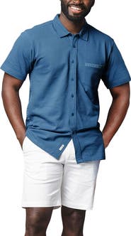 Hope & Henry Organic Pique Short Sleeve Shirt