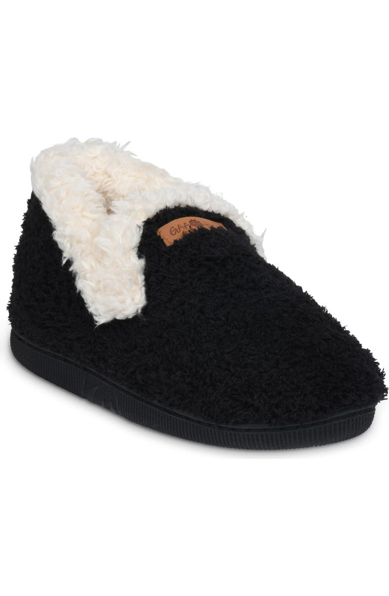 GAAHUU Cozee Faux Fleece Lined Slipper, Main, color, Black
