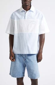 Givenchy Relaxed Fit Oxford Cloth Polo Shirt