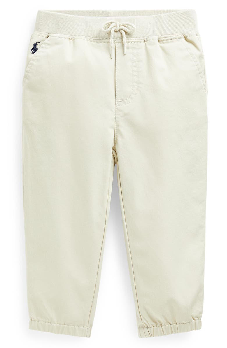 Ralph Lauren Cotton Drawstring Chinos, Main, color, Basic Sand
