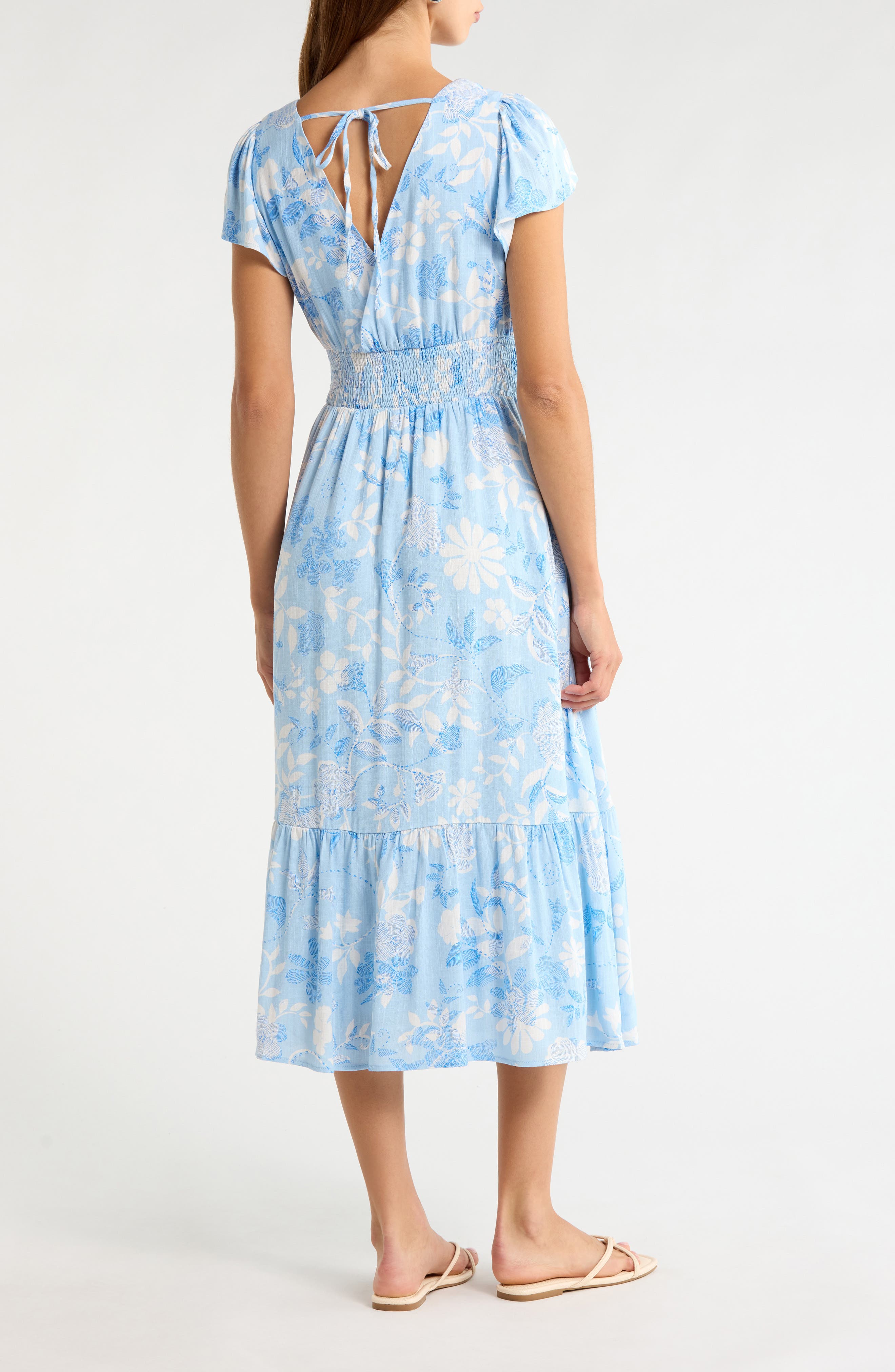 Seraphina Floral Print Ruffle Hem Maxi Dress - image 2